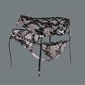 Modern Panties Lace Panties 3d model