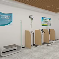 Modern Hospital Outpatient Reception With Modern Interior In Community Health Center