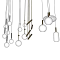 Modern Chandelier Simple Chandelier Combination 3d model