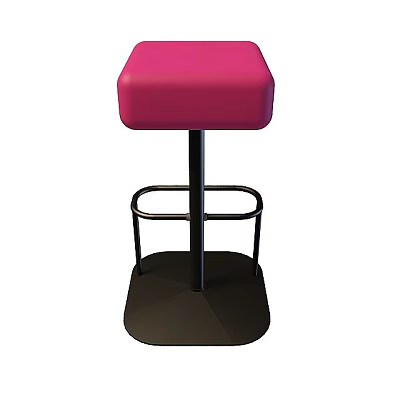 Pink Bar Stool 3d model