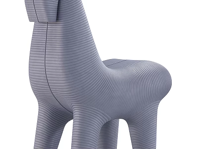 Modern children's chair 3d model