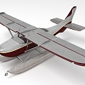 Amphibious aircraft Small private aircraft Amphibious aircraft 3d model