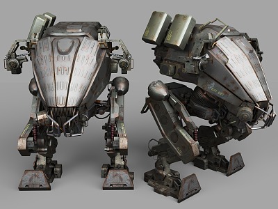 Cyberbot Sci-fi Robot Meca Century Sci-fi Style Cyberpunk Style 3d model