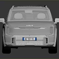 Modern White SUV With Sleek Exterior Sunroof And Stylish Wheels