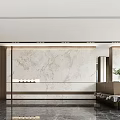 Modern Front Desk Showroom Front Desk 3d model