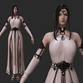 Woman Female Priest Game Woman Anime Woman Cartoon Woman Movie Character Saint Chinese Woman 3d model