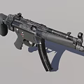 HKMP5 submachine gun 3d model