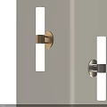 Modern Wall Sconces with White Glass Shade and Brass Black Metal Base for Interior Decoration