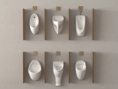 Modern urinal 3d model