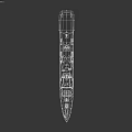 Modern Warship F510 Frigate With Gray Hull Radar Systems And Weaponry