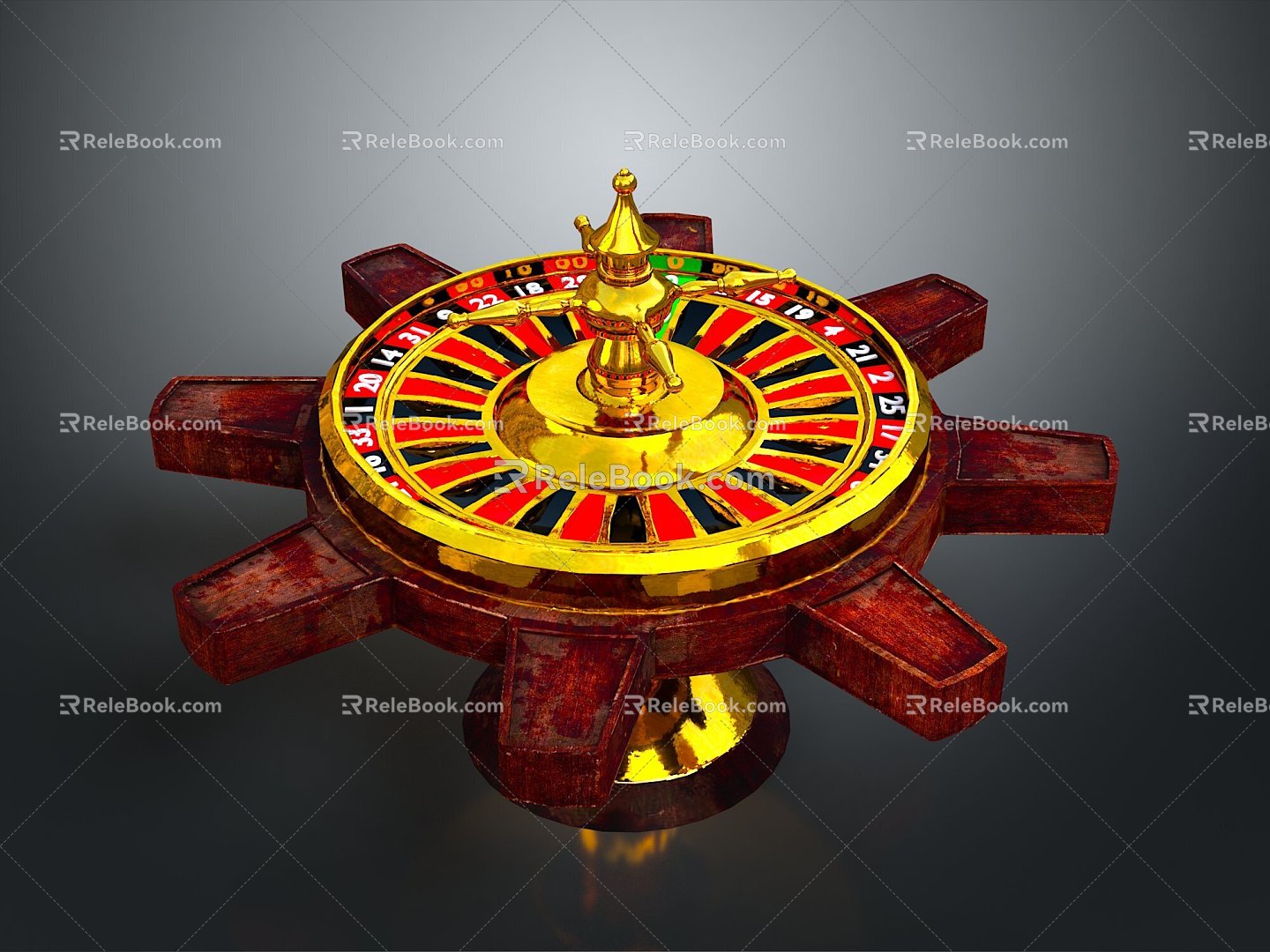 Roulette table gambling table gambling equipment items model