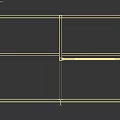 Sleek Gray Cabinet Design Featuring Golden Handles And Golden Base