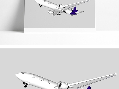 modern airliner model