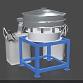 Industrial Vibrating Sieve Equipment With Multi layer Design And Blue Metal Stand