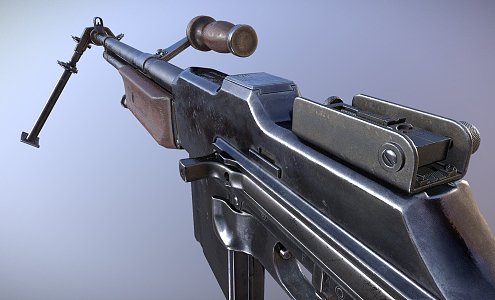 Weapons Light Machine Gun 3d model