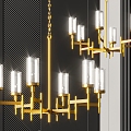 Crystal chandelier 3d model