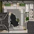 Traditional Karesansui Garden Design Featuring Raked Gravel Stones Moss And Zen Roof Elements