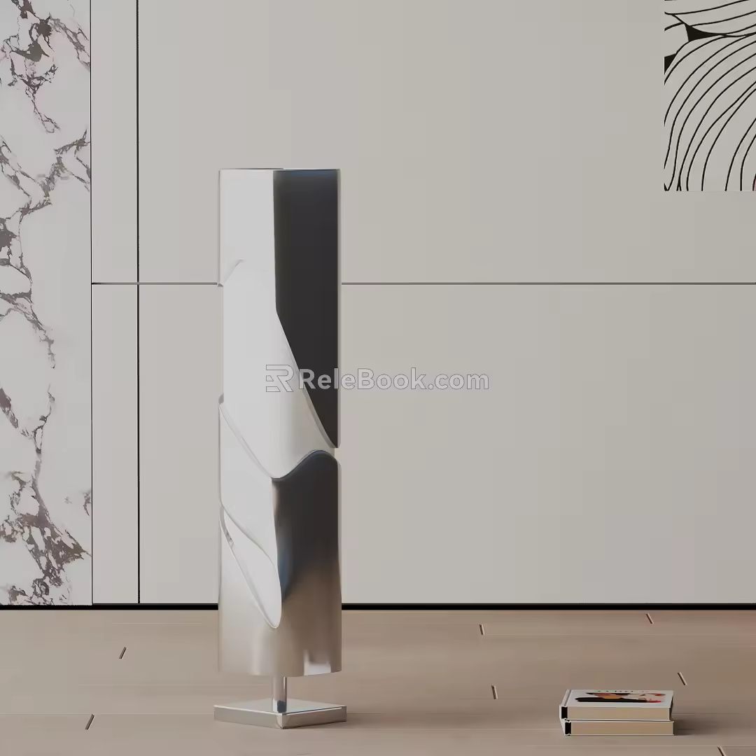 Modern floor lamp 3d model