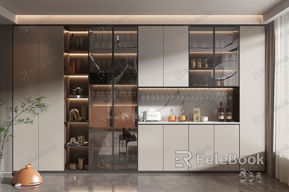 Modern Wine Cabinet model