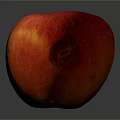 Fresh Red and Yellow Apple with Shiny Surface and Natural Spots