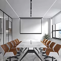 Modern Meeting Room Small Meeting Room 3d model