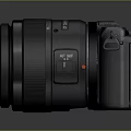 Sony Digital Camera With Black Body And Professional Detachable Lens Design