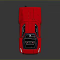 Shiny Red Sports Car With Sleek Aerodynamic Design And 3D Rendered Exterior