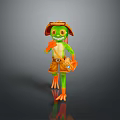 Frog Poison Frog Game Frog Reptile Cold Blooded Animal Reptile 3d model