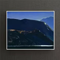 Beautiful Landscape Painting With Green Grassland Rolling Mountains And Calm River