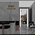 Modern Clothing Store Interior With Glass Window Mannequins And Displayed Clothes