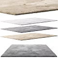 Soft Textured Square Rugs In Gray Beige White Tones For Modern Home Decor