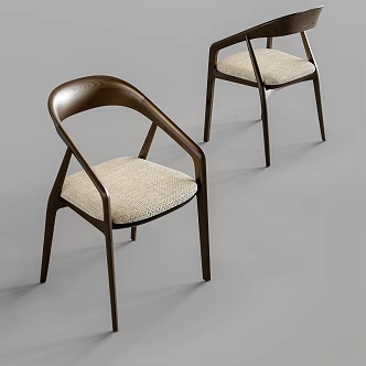 Modern single chair 3d model