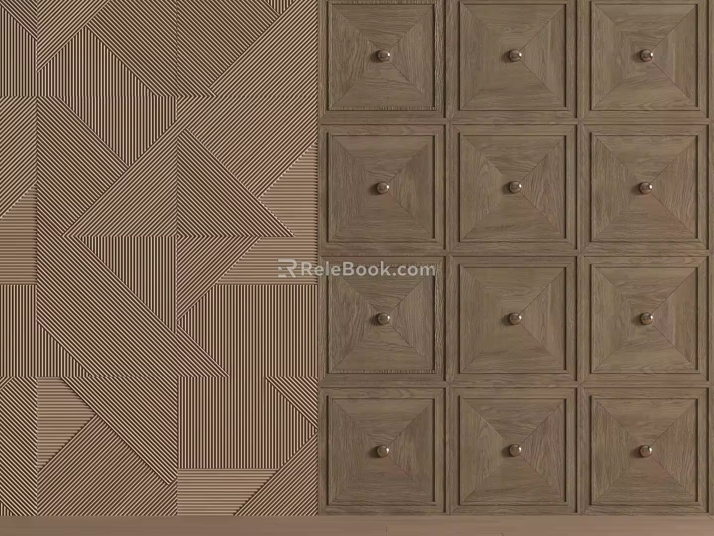 background wall 3d model