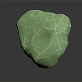 Natural Green Wood Stone Raw Material With Rough Surface Texture And Organic Shape
