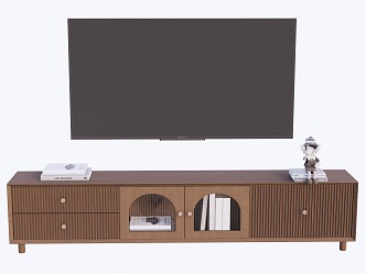 Antique TV cabinet 3d model