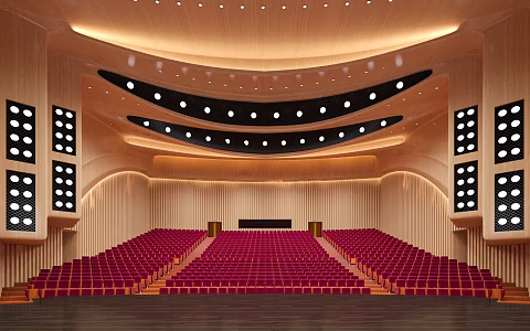 Theatre Lecture Hall Cultural Hall 3d model