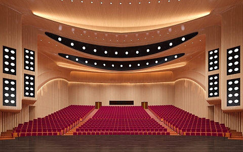 Theatre Lecture Hall Cultural Hall 3d model