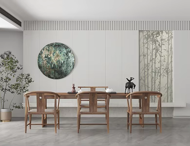 New Chinese Tea Room 3d model