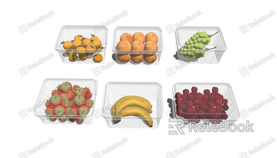 Modern fruit boxed fruit model