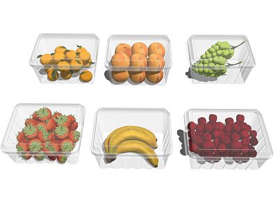 Modern fruit boxed fruit model