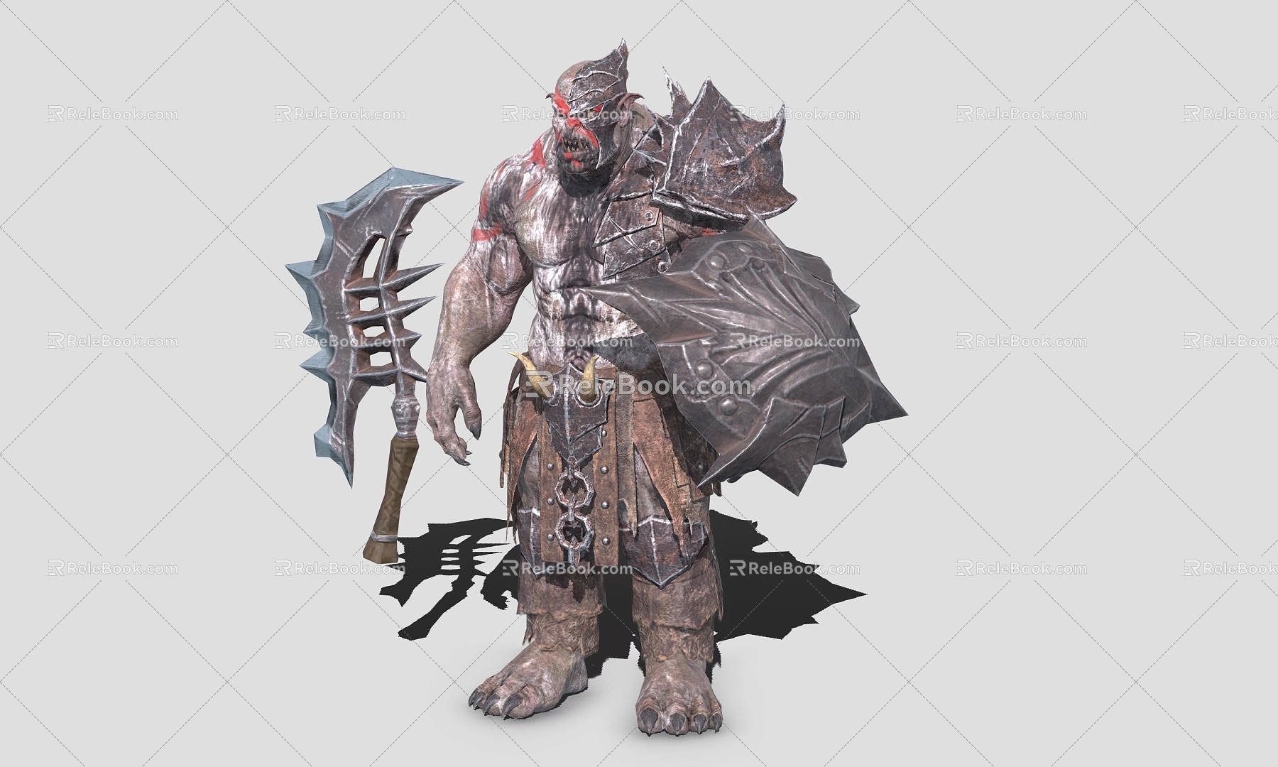 Orc Warrior Warrior Berserker 3d model