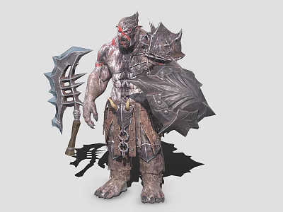 Orc Warrior Berserker 3d model
