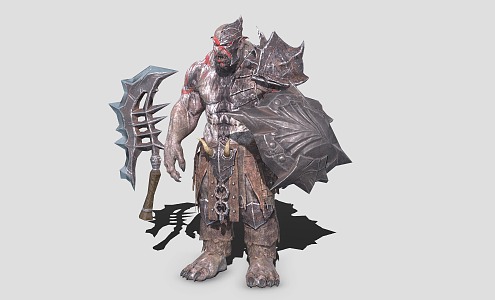 Orc Warrior Berserker 3d model