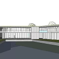 architectural landscape integration 3d model