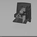 Industrial Equipment with Metal Structure Internal Components and Open Compartments for Commercial Use