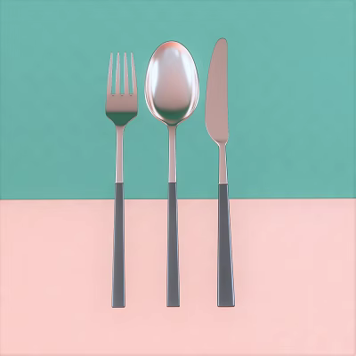 Modern Tableware 3d model