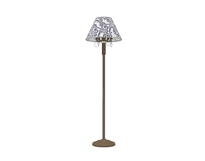European floor lamp 3d model European floor lamp 3d model
