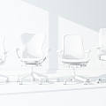 Modern office chair 3d model