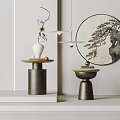 New Chinese style side several side several combination 3d model