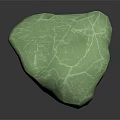 Natural Green Wood Stone Raw Material With Rough Surface Texture And Organic Shape